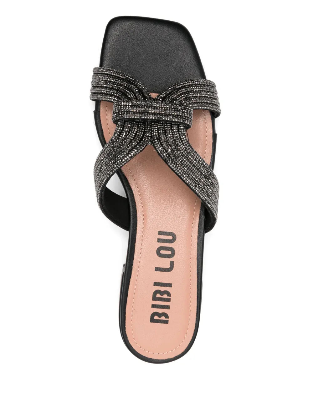 Bibi Lou Sloan platte sandalen Zwart