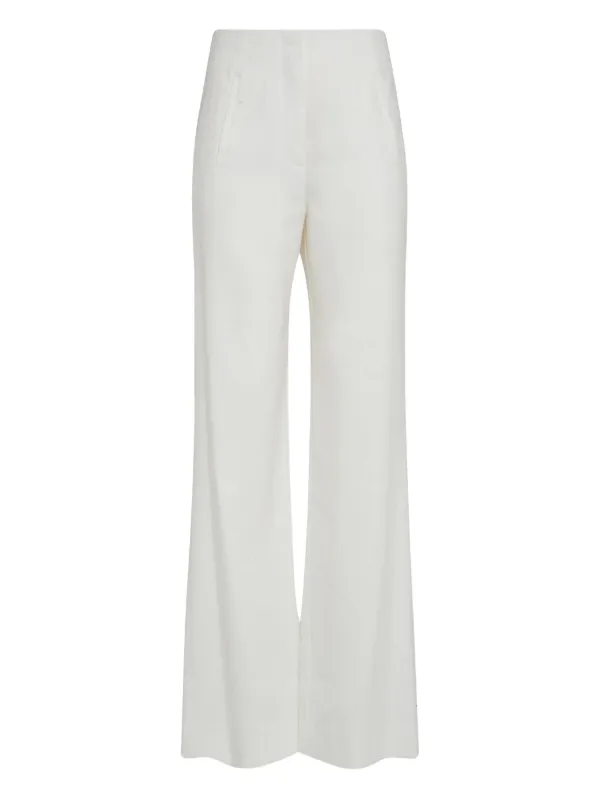 Veronica Beard Jude Trousers in White
