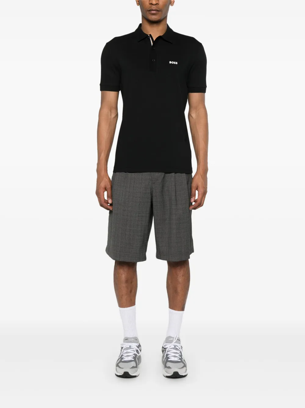 BOSS Paddy poloshirt - Zwart
