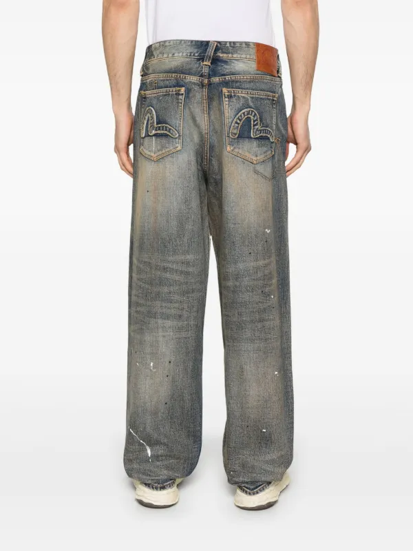 EVISU 7-pocket-design Washed Jeans | Blue | FARFETCH