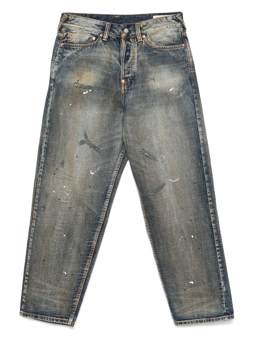 EVISU 7-pocket-design washed jeans | Blue | Image 1