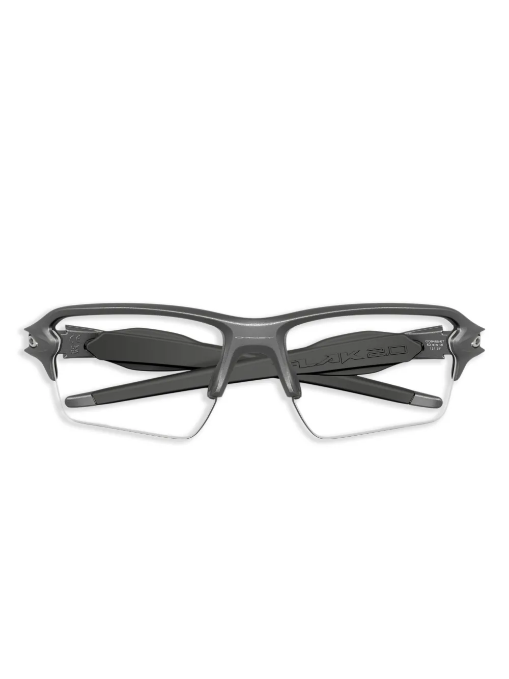 Oakley Bril met rechthoekig montuur Zwart
