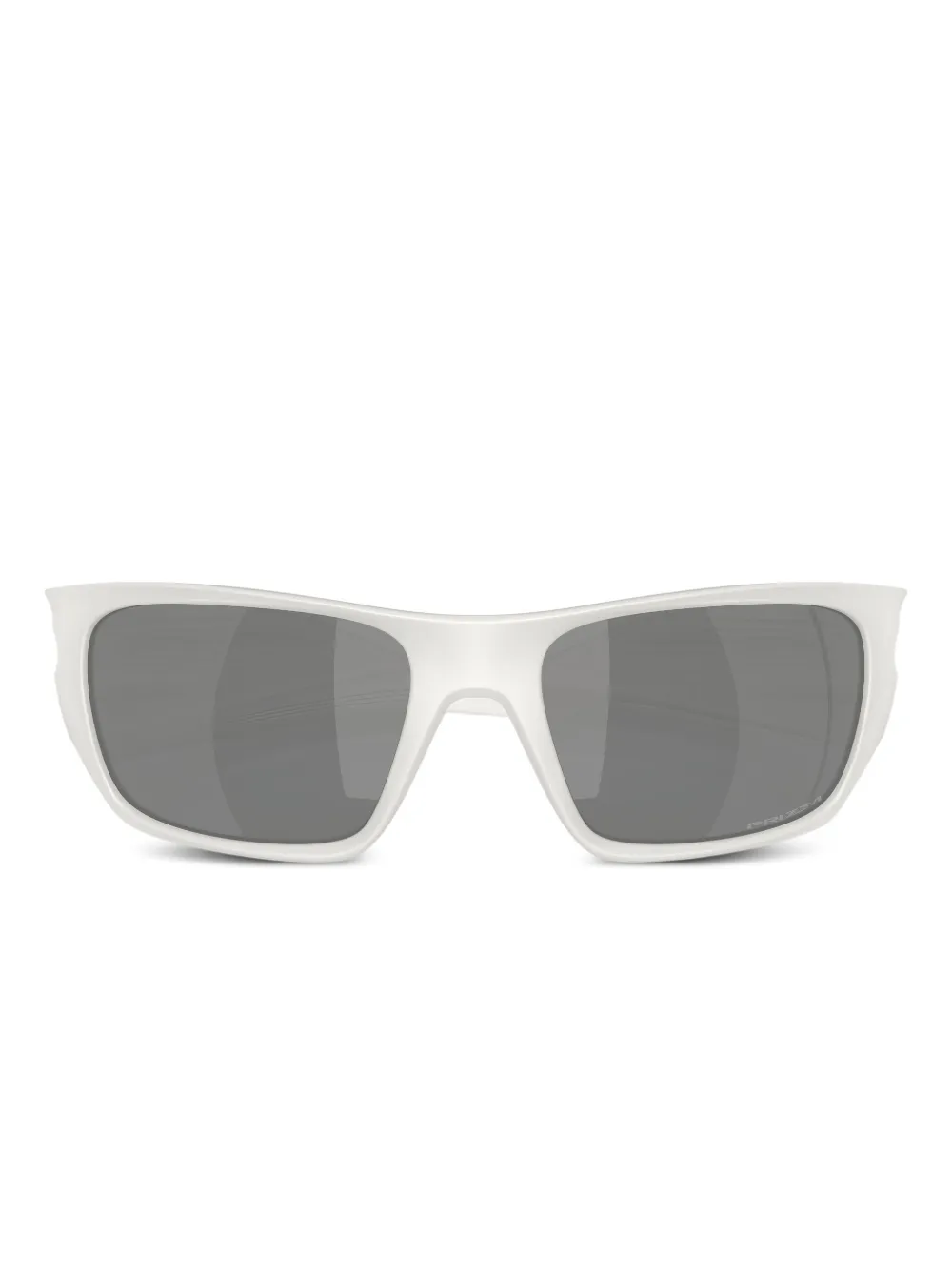 Oakley Zonnebril met rechthoekig montuur Wit