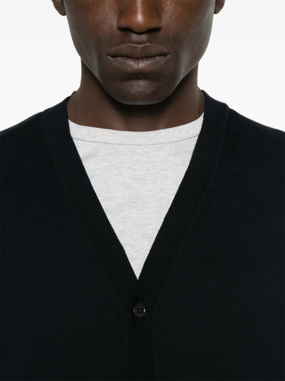C.P. Company Katoenen vest met knopen Blauw