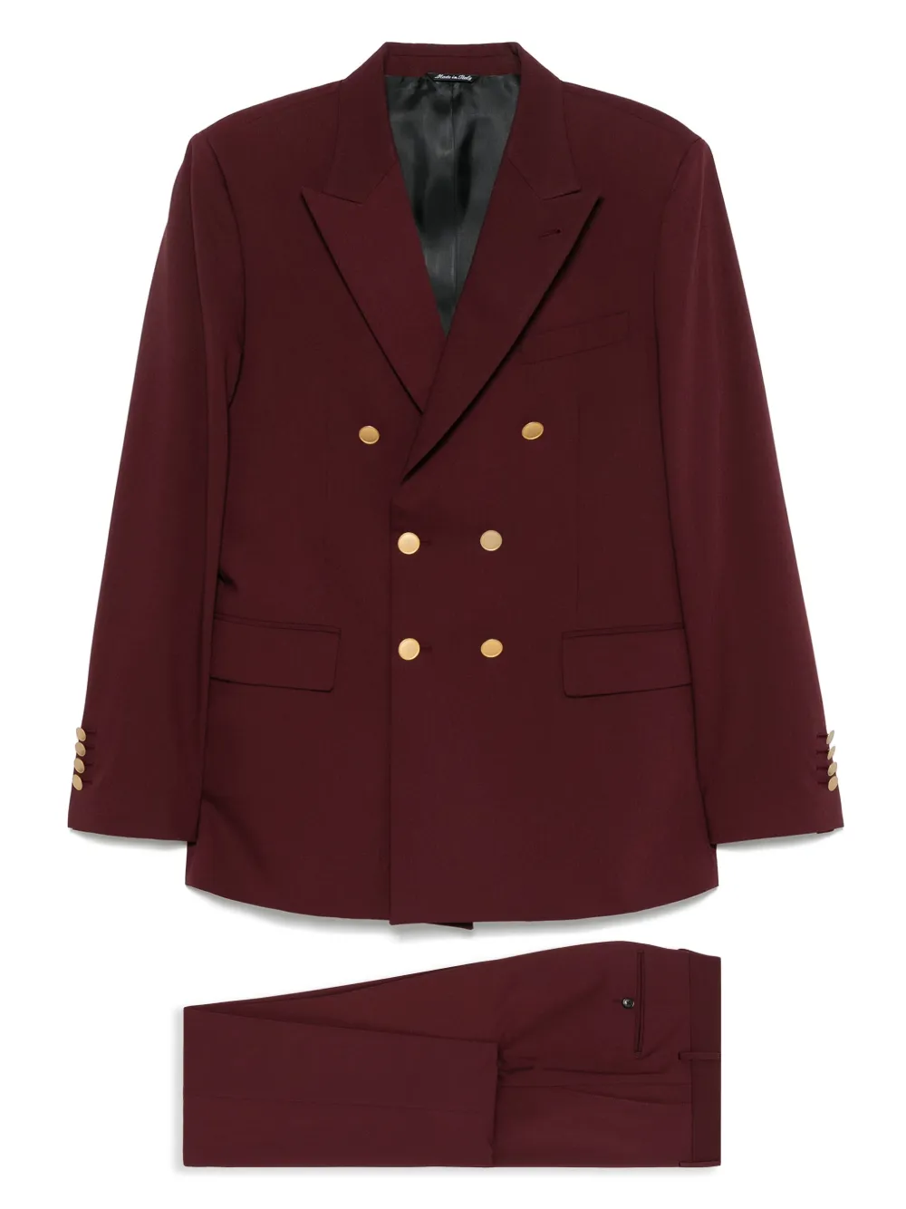 Reveres 1949 traje con doble botonadura | rojo | Image 1