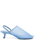 LOEWE 50mm Petal mules - Blue