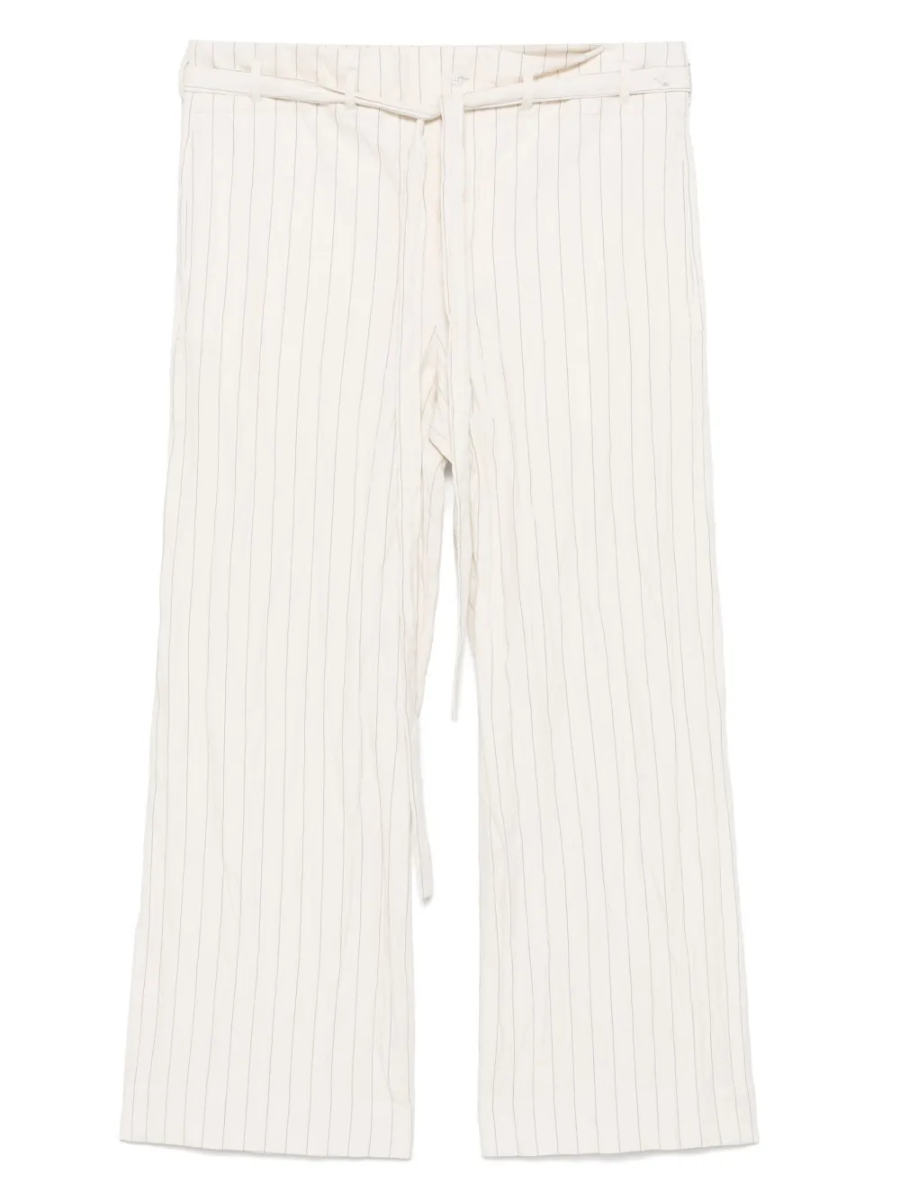 Ann Demeulemeester Broek met krijtstreep Beige