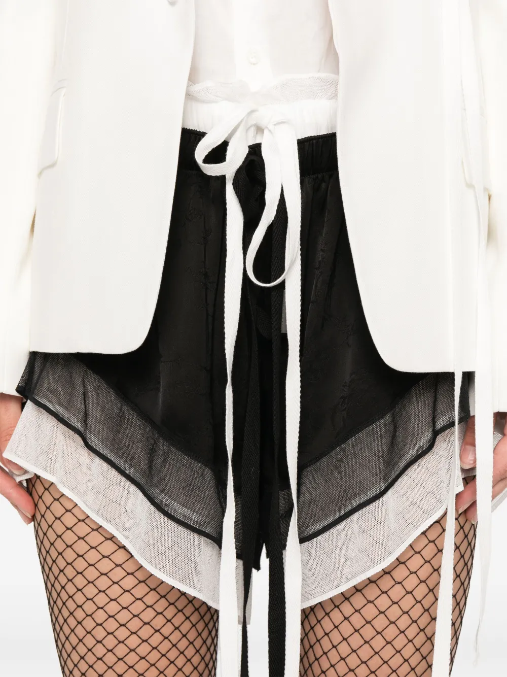 Ann Demeulemeester Saia shorts Zwart