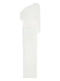 Alex Perry single-sleeve dress - White