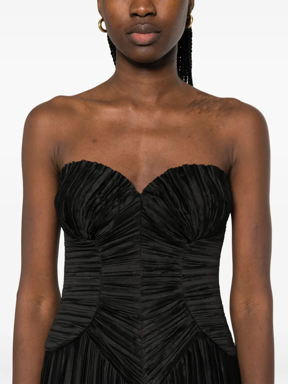 Shop Cult Gaia Ashika Midi Dress In Black