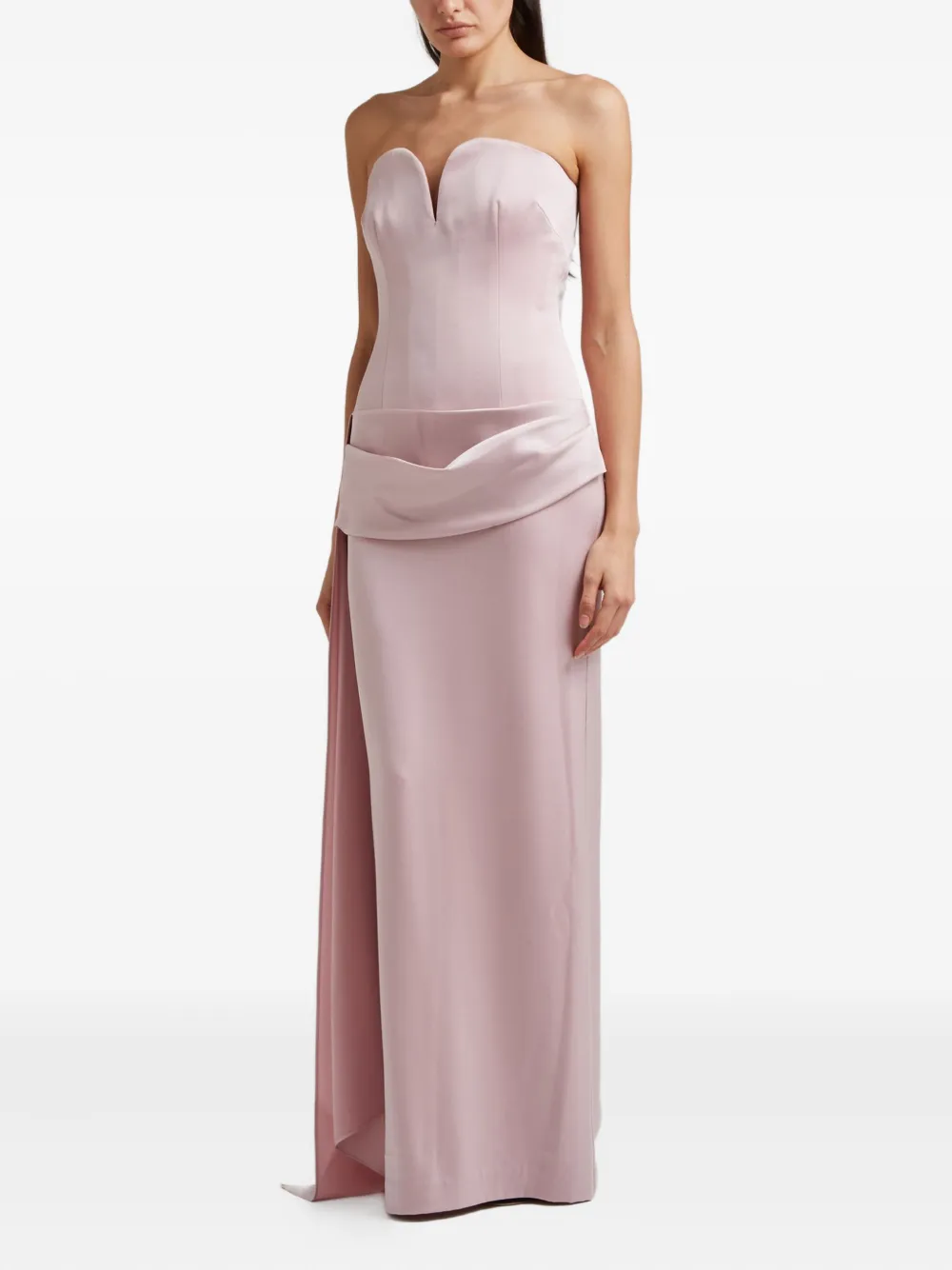 Alex Perry Strapless maxi-jurk - Roze