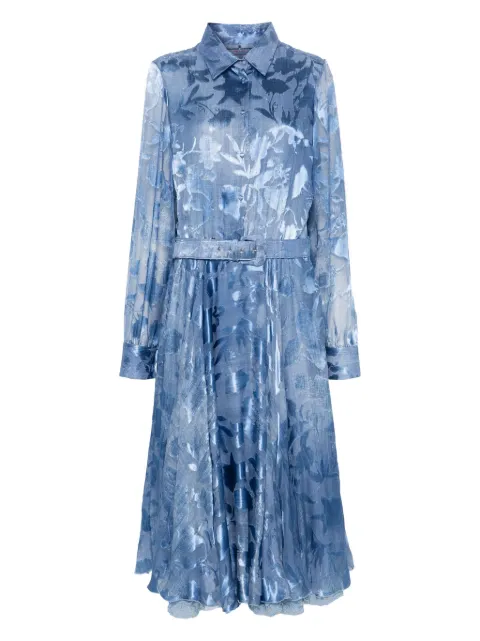 Ermanno Scervino floral-jacquard midi dress
