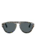 Persol pilot-frame sunglasses - Black