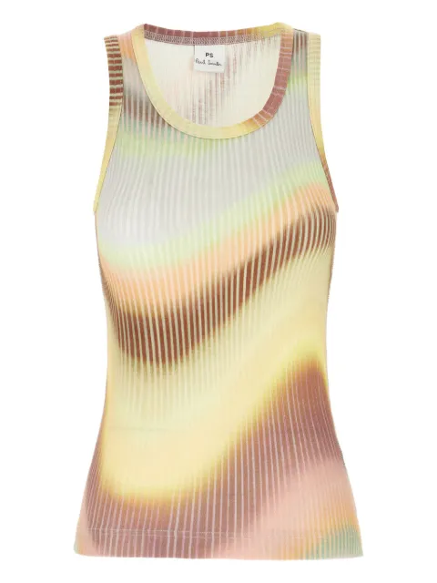 Paul Smith ribbed tie-dye top