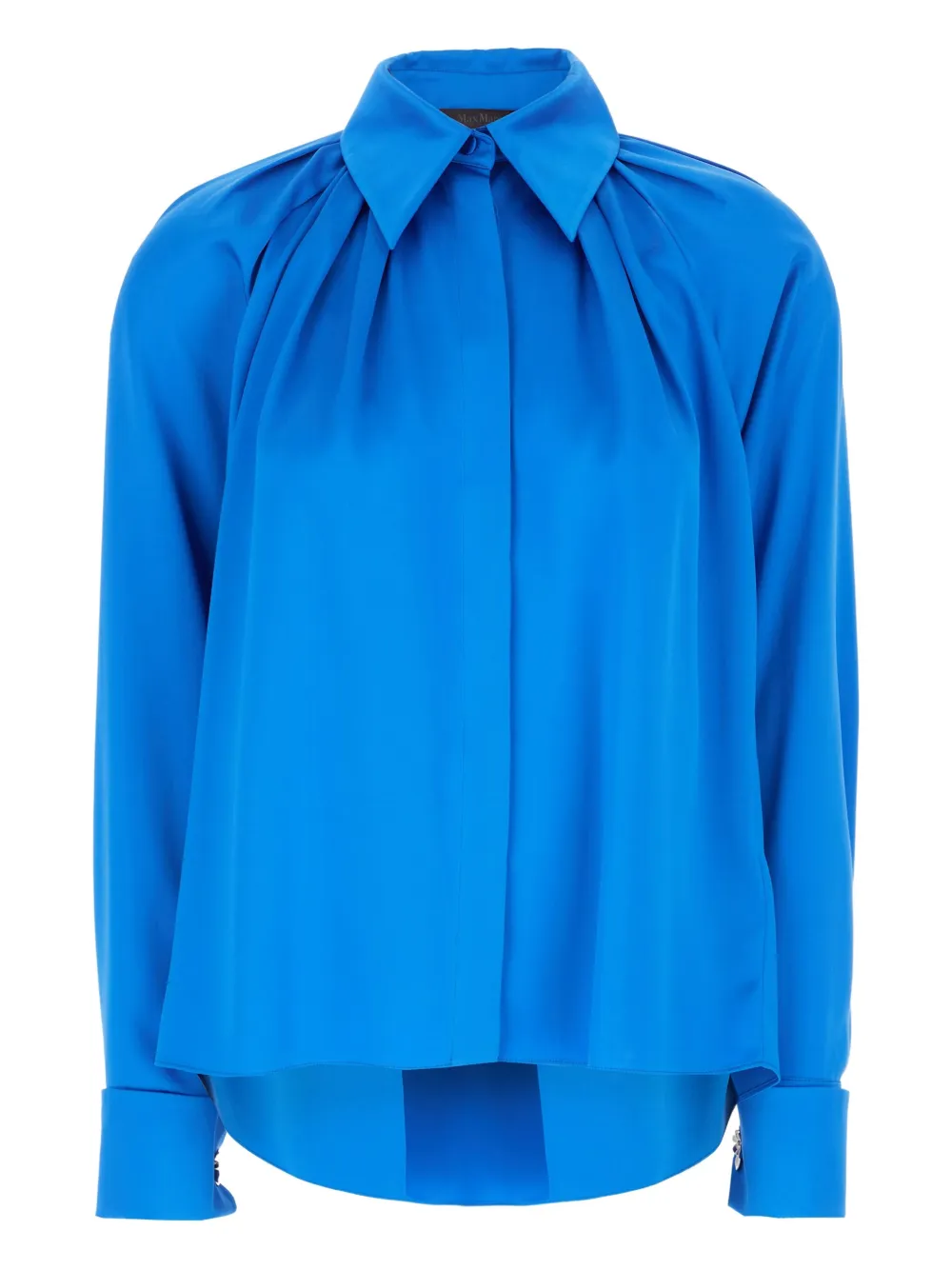 Max Mara Salice zijden blouse Blauw