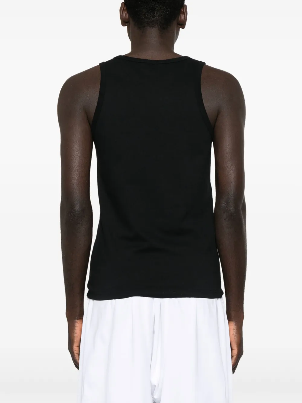 Shop Marni Logo-embroidered Tank Top