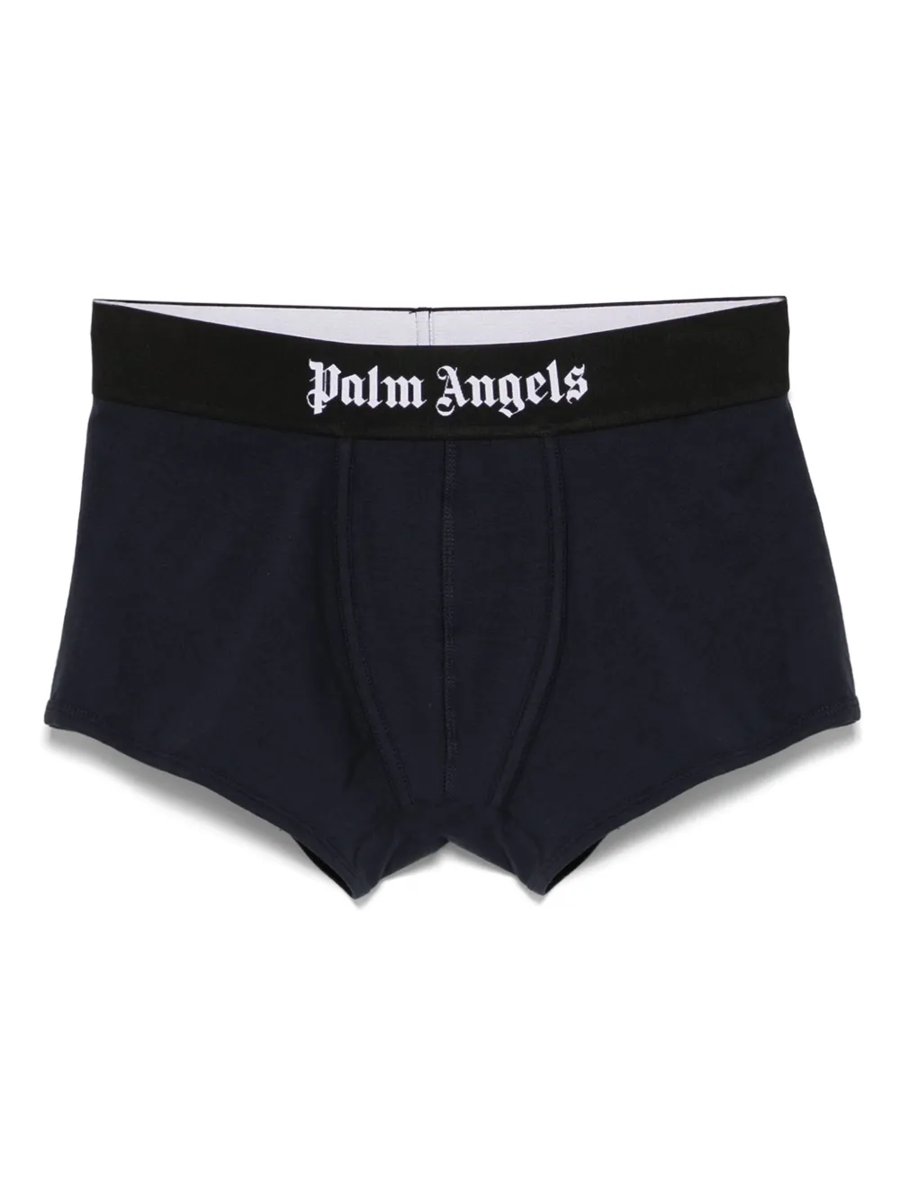 Palm Angels Drie boxershorts met logoband Zwart