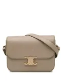 Céline Pre-Owned 2018 Classique Shiny Calfskin Triomphe crossbody bag - Brown