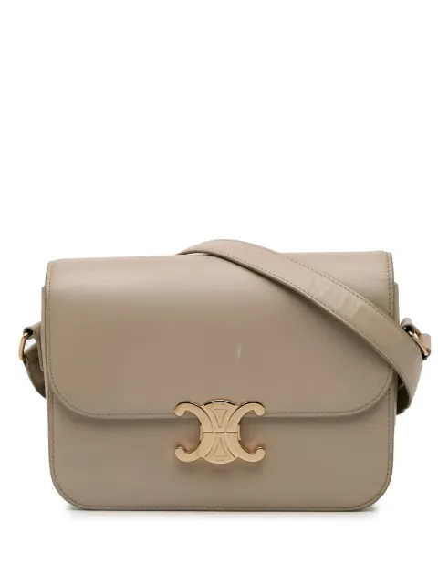 Céline Pre-Owned 2018 Classique Shiny Calfskin Triomphe crossbody bag