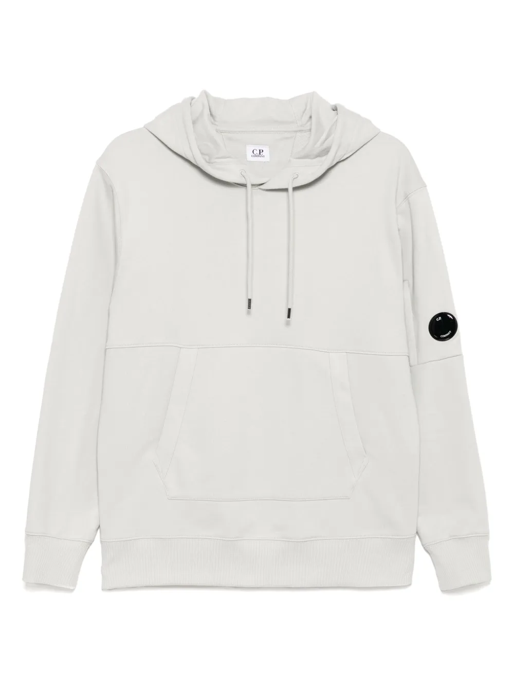 C.P. Company Fleece hoodie met reliëf Grijs