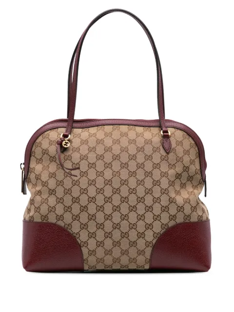 Gucci Pre-Owned 2016-2024 Medium GG Canvas Bree Dome tote bag