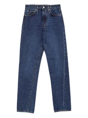 【Toteme】 High-riseストレートジーンズ TOTEME + NET SUSTAIN high-rise straight-leg jeans | NET-A-PORTER