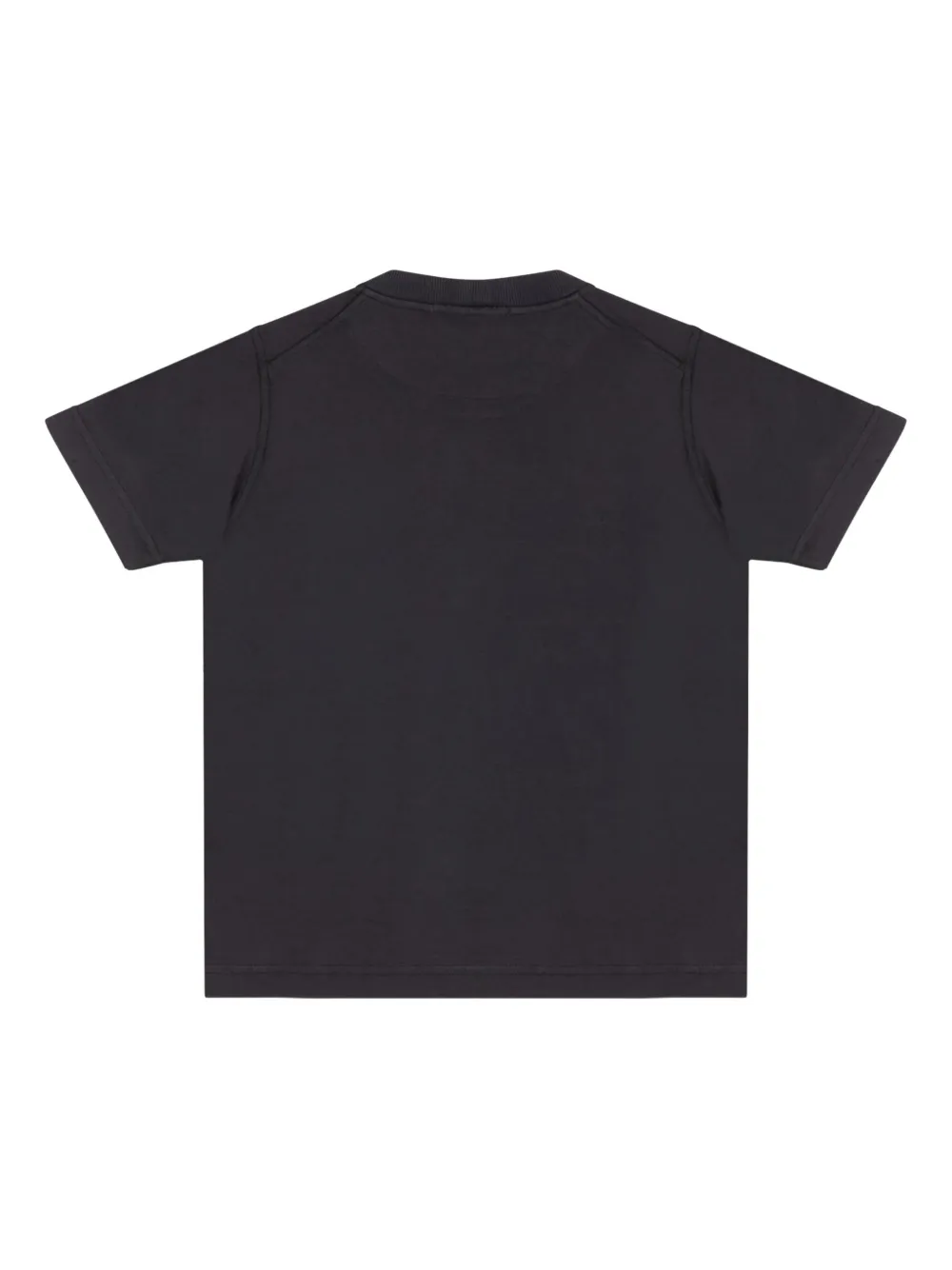 Stone Island Junior T-shirt met logopatch Zwart