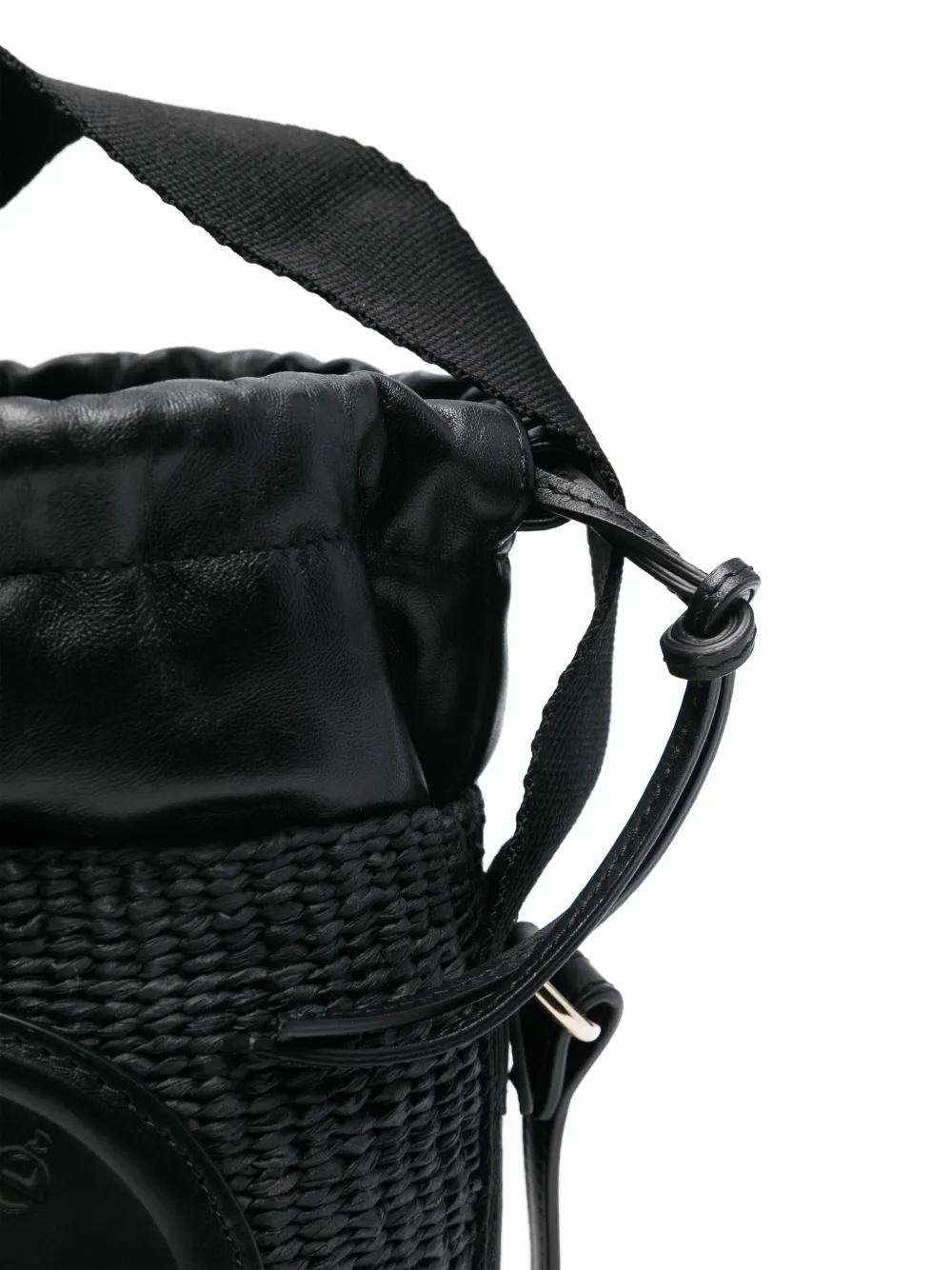 Chloé Bucket-tas met logopatch Zwart