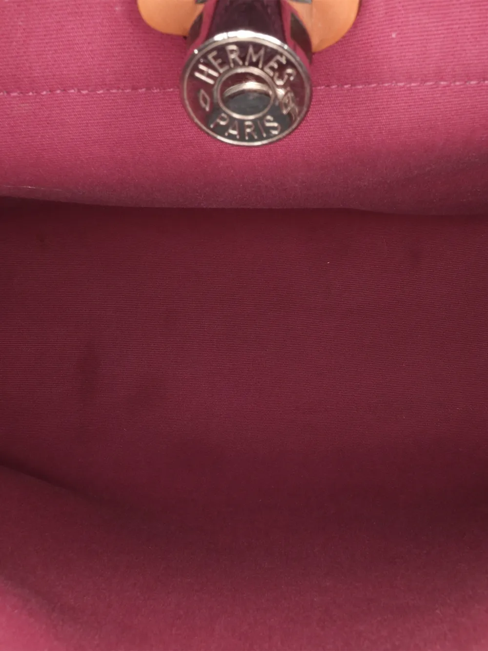 Pre-owned Hermes 2013 Toile Herbag Zip 31 Satchel In Purple