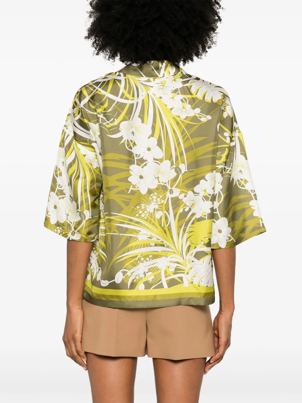 Max Mara Darsena blouse Groen