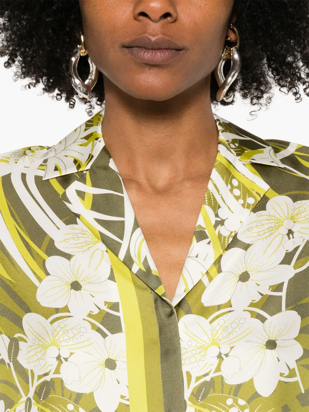 Max Mara Darsena blouse Groen