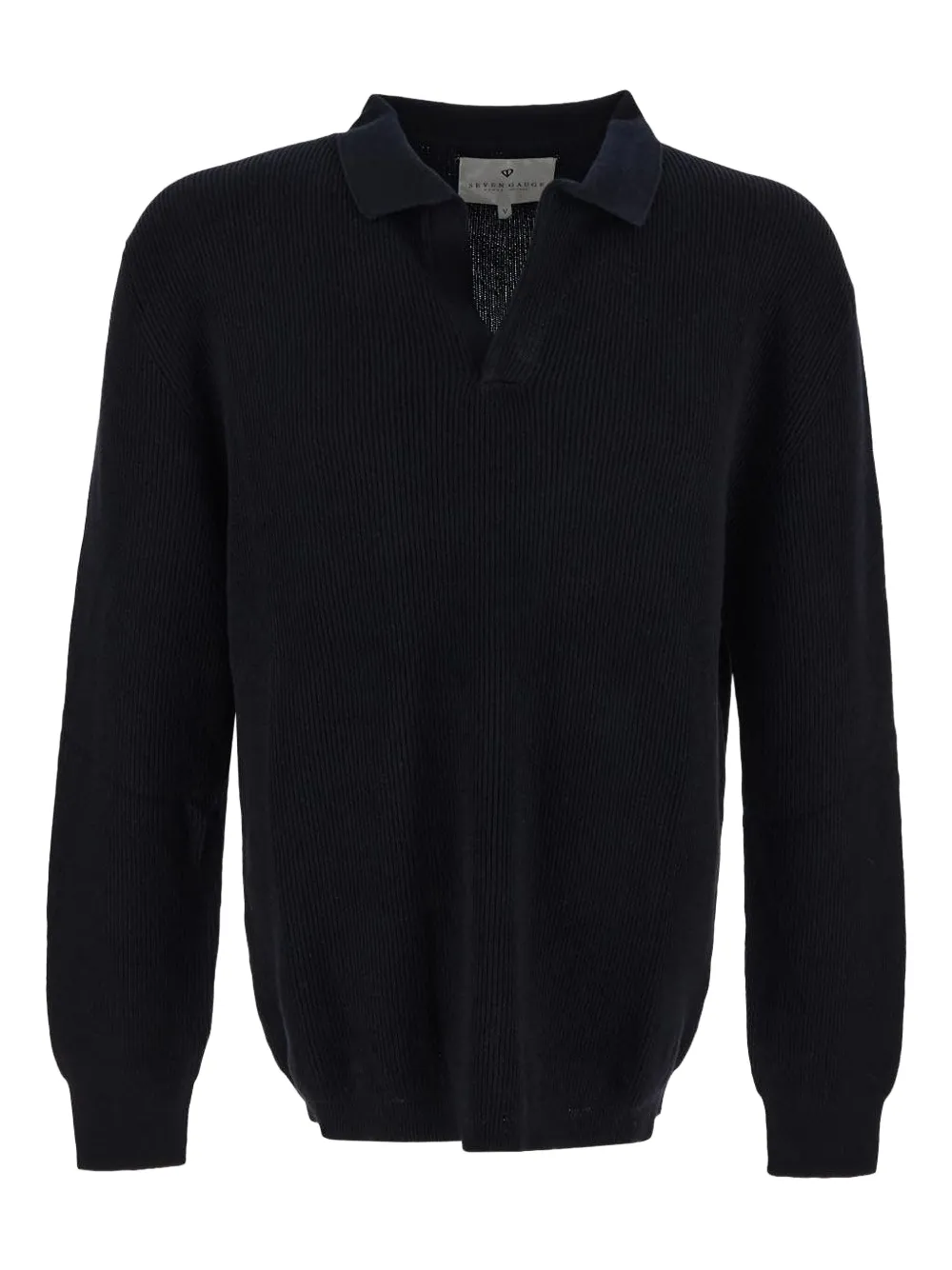SEVEN GAUGE playera tipo polo | azul | Image 1