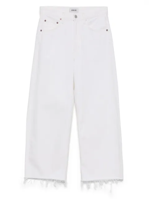 AGOLDE low curve fray jeans