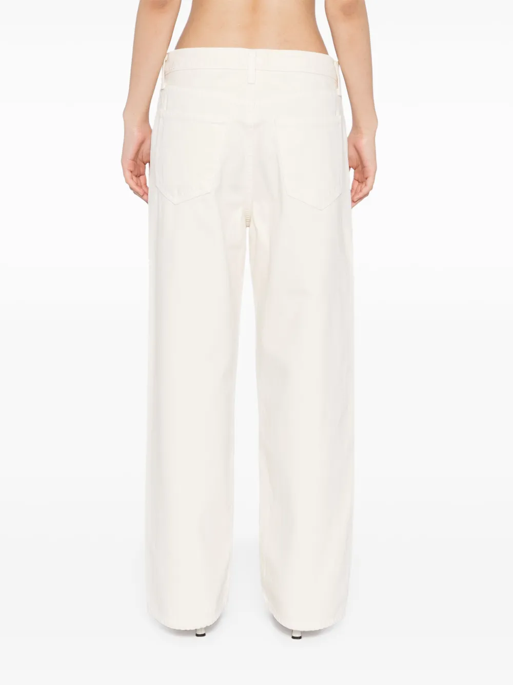Agolde Lows Lung Baggy Jeans In Neutrals