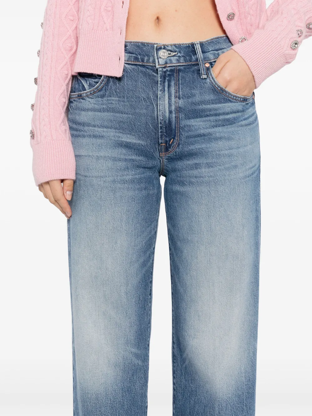 MOTHER Petites jeans Blauw
