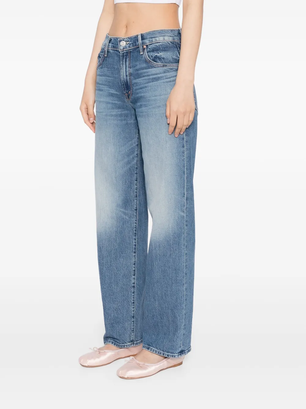 MOTHER Petites jeans Blauw