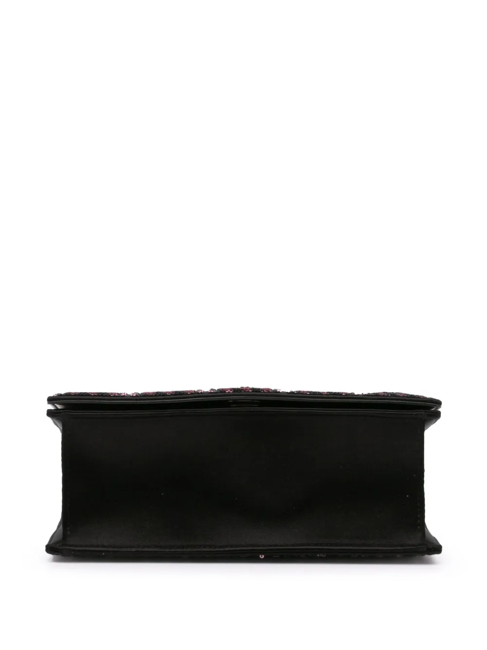 Pre-owned Dior 2015 Small Sequin Embroidered Ama Crossbody Bag In Pink