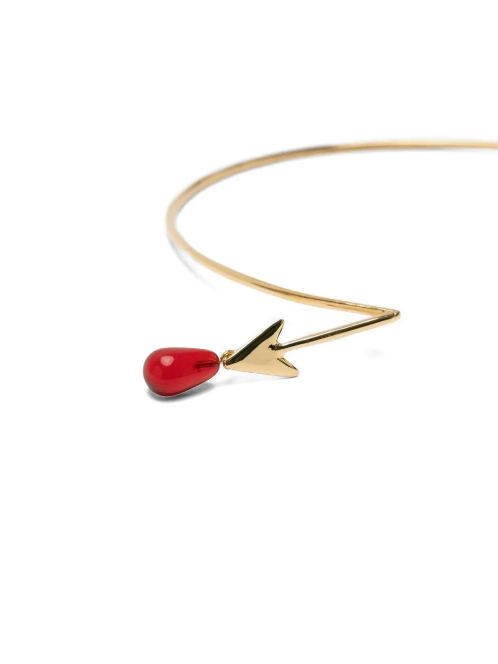 Andres Gallardo Arrow Drop choker - Goud