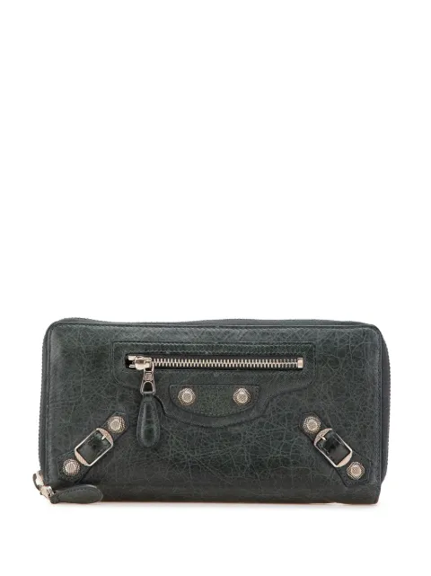 Balenciaga Pre-Owned 2010-2024 Lambskin Giant 12 Continental Zip Around Wallet long wallets