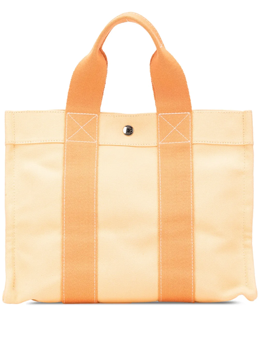 Hermès Pre-Owned 1990-2010 トワル ボラ ボラ PM トートバッグ - オレンジ Hermès Pre-Owned 1990-2010 トワル ボラ ボラ PM トートバッグ - オレンジ