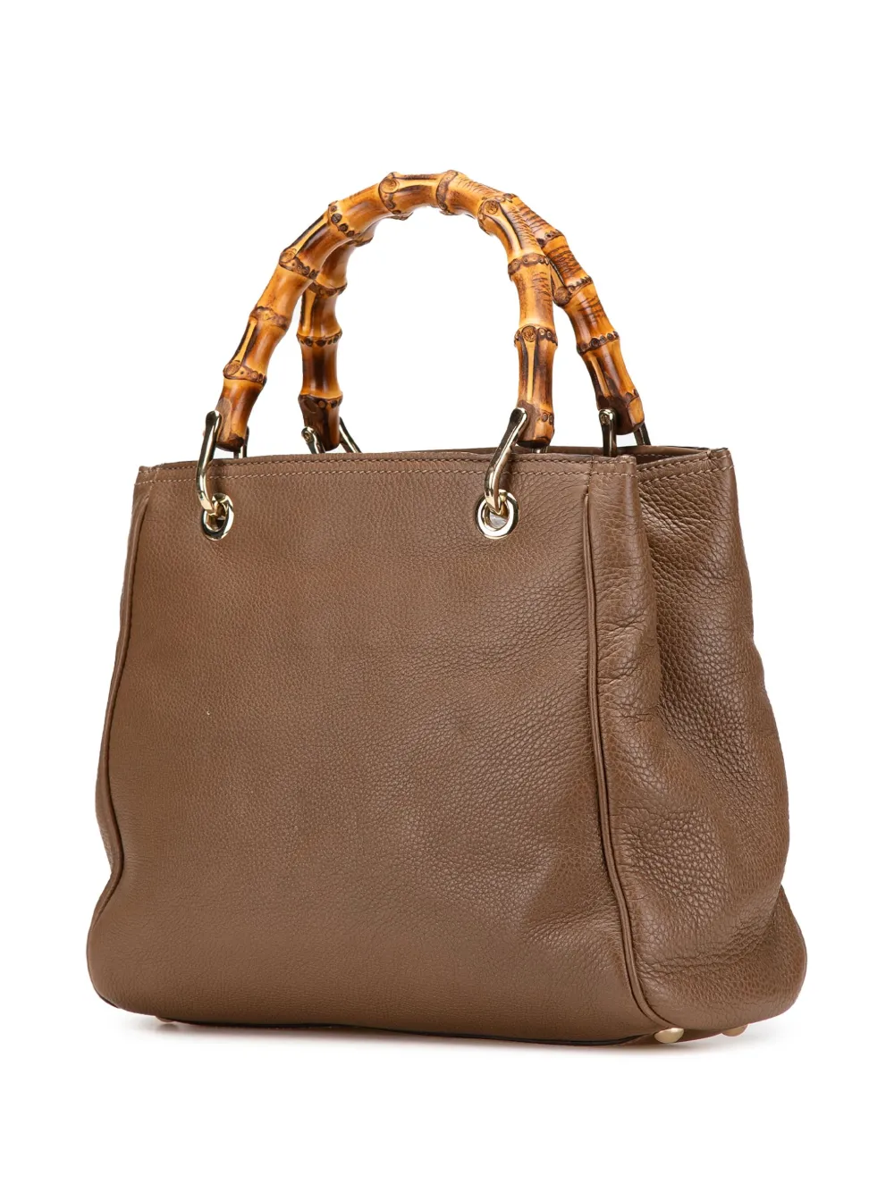Gucci Pre-Owned 2000-2015 Small Leather Bamboo Shopper satchel | Pre-Owned | Image 2