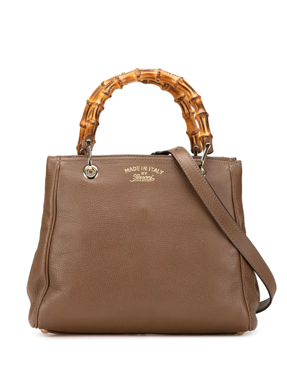 Gucci Pre-Owned 2000-2015 Small Leather Bamboo Shopper satchel | Brown | Image 1
