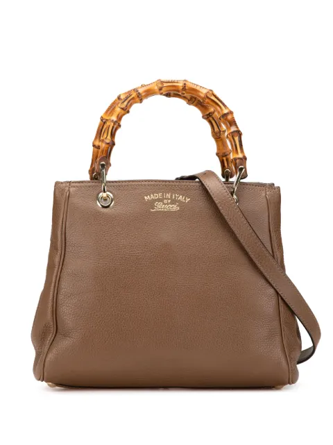 Gucci Pre-Owned 2000-2015 Small Leather Bamboo Shopper satchel