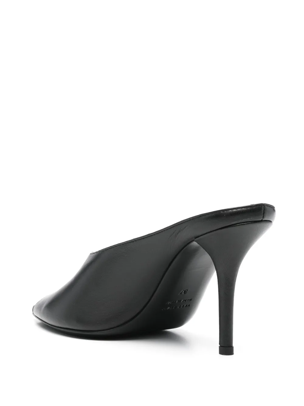 GIABORGHINI x The Garment 85mm Ella mules Black
