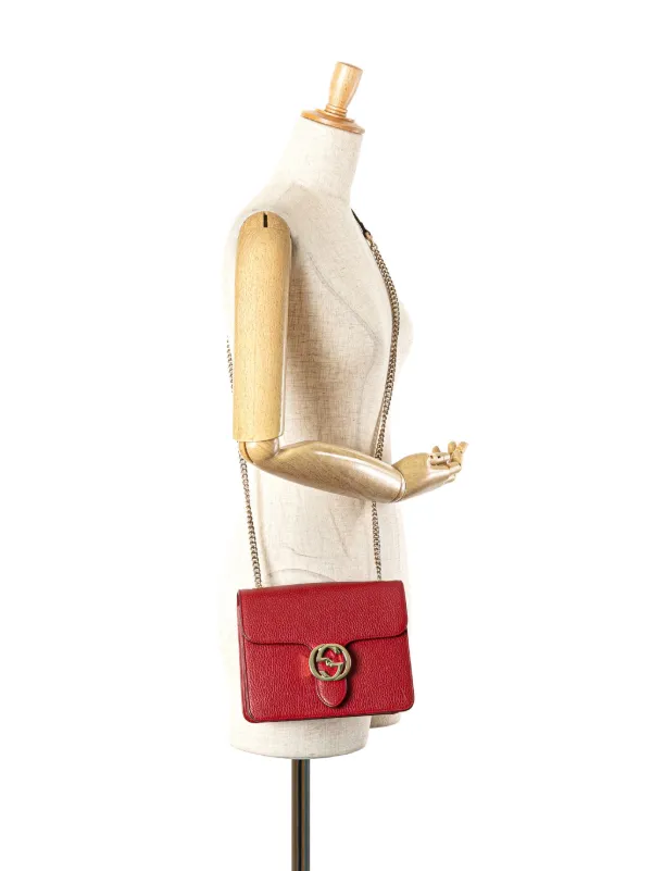 Gucci Pre-Owned 2016-2024 Small Dollar Calfskin Interlocking G