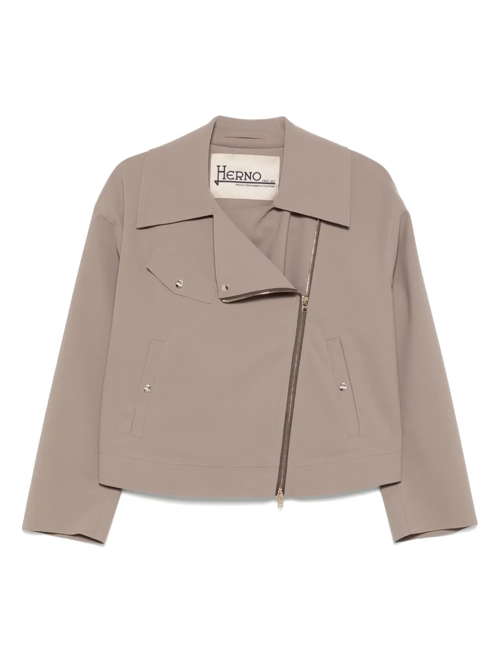 Herno First-Act biker jacket | Grey | Image 1