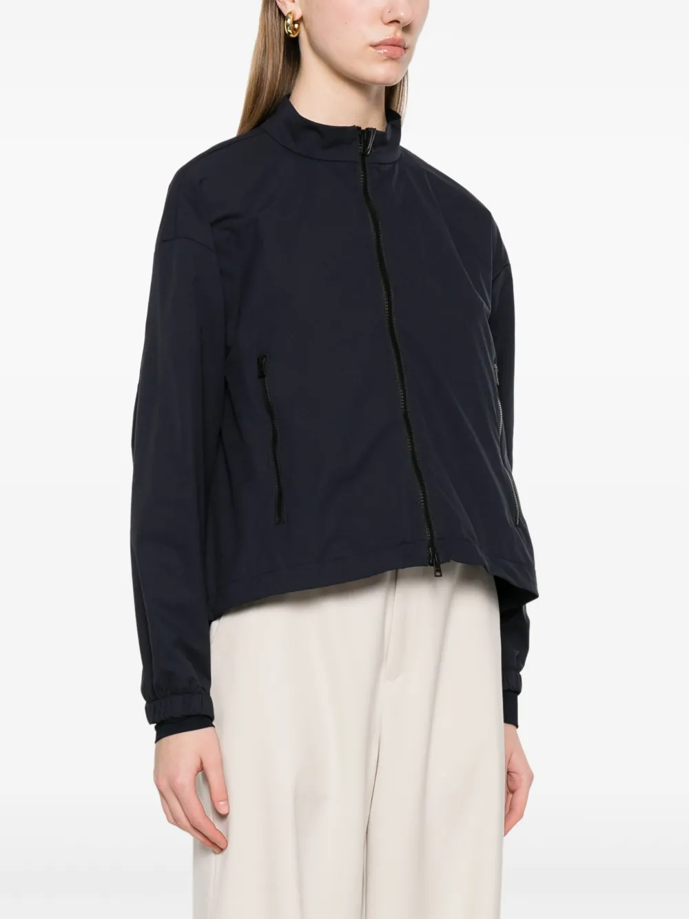 Herno Cropped jack Blauw