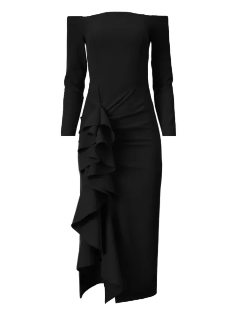 MOOS STUDIO off-shoulder midi dress