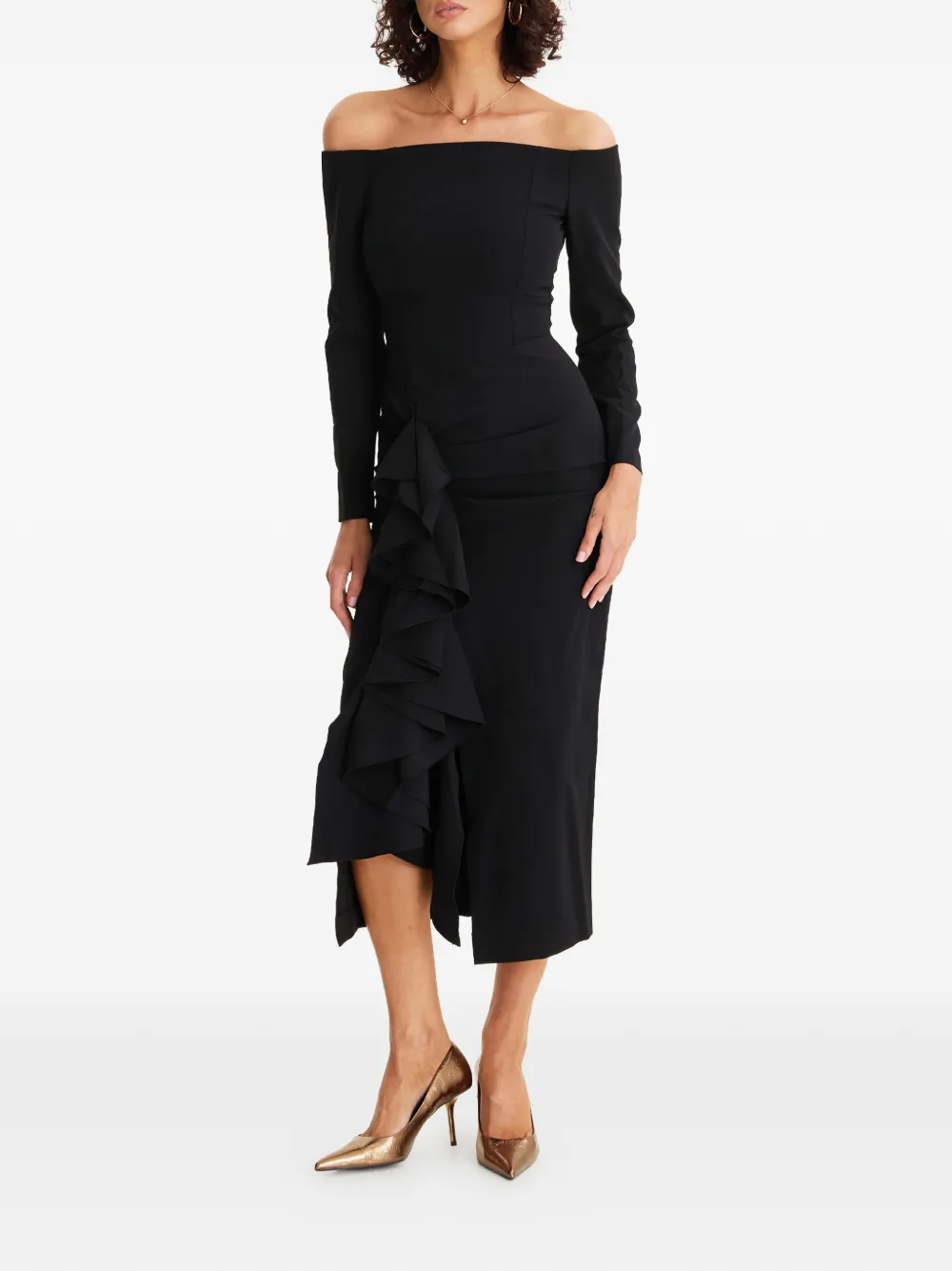 Passion Off-Shoulder Midi Dress