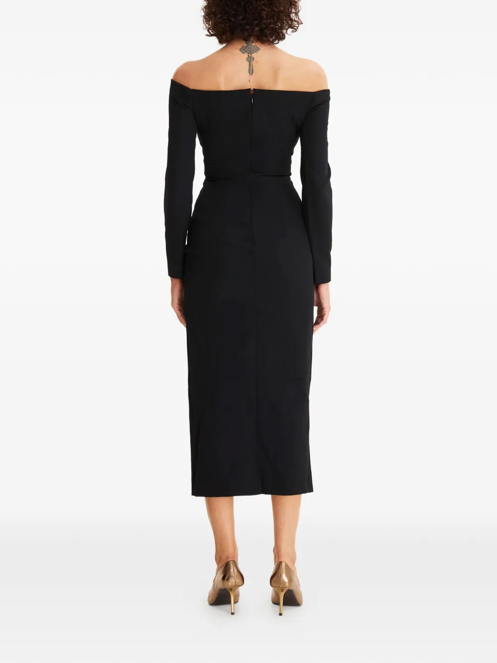 Passion Off-Shoulder Midi Dress